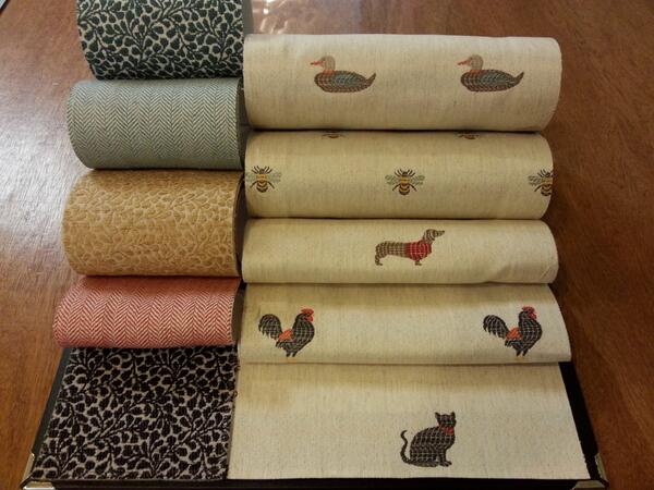 threadsdesign's tweet image. So excited to have finally received this new fabric range from @ChessDesigns Love it! #country #animals