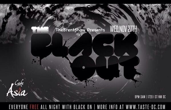 FunnyBoy_Steven's tweet photo. #theblackout tonight @ Cafe Asia! Shoutout to @TheBrentShow! EVERYBODY FREE WITH BLACK ON http://t.co/B2t7KJqTOx