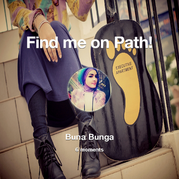 Find me on #Path now! Go to: path.com! #thepersonalnetwork