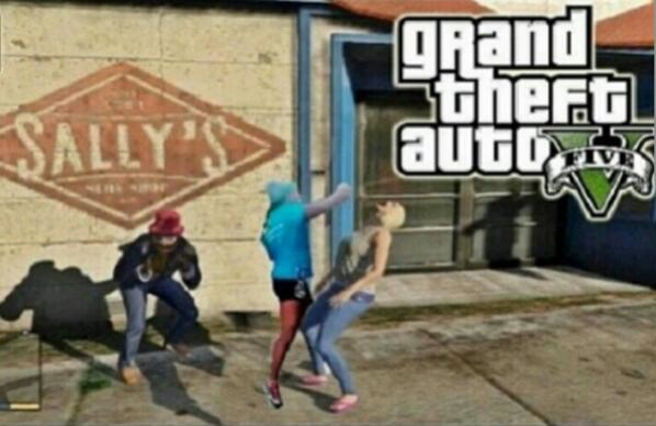 okayroxy's tweet image. sharkeisha already in GTA