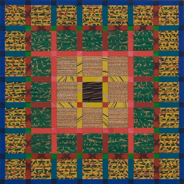 We will be closed the 28th &amp; 29th,reopen 30th.HAPPY THANKSGIVING!
Gregory Perkel Napkin#4 cardboard on plywood17x17in