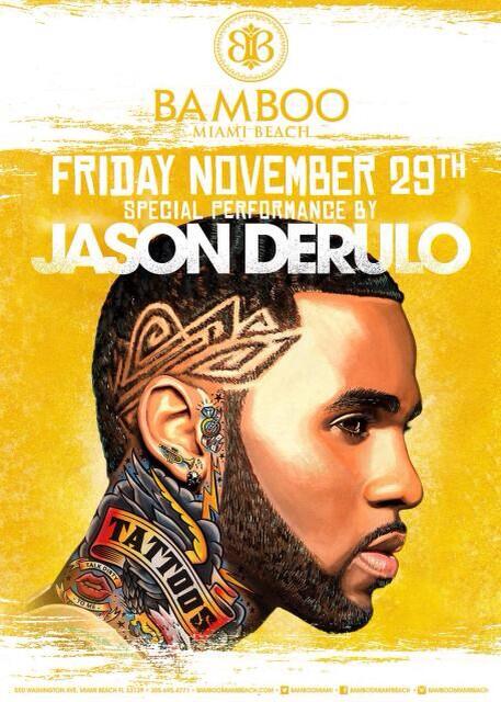 Jason Derulo on Twitter: "Hometown!!! Miami come party some of that turkey off with me on the