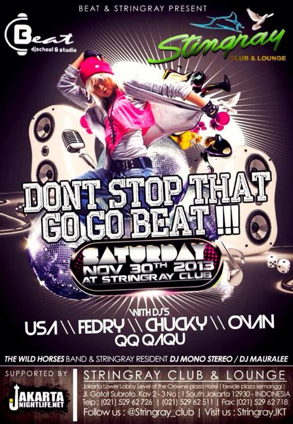 PREPARE YOURSELF FOR THIS SATURDAY WITH @Beat_Managment at <a href="/Stingray_CLUB/">STINGRAY Jakarta</a> . Don't forget !