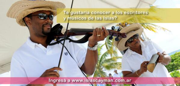 Te gustaría conocer a los escritores y músicos de las Islas? Ingresá a islascayman.com.ar