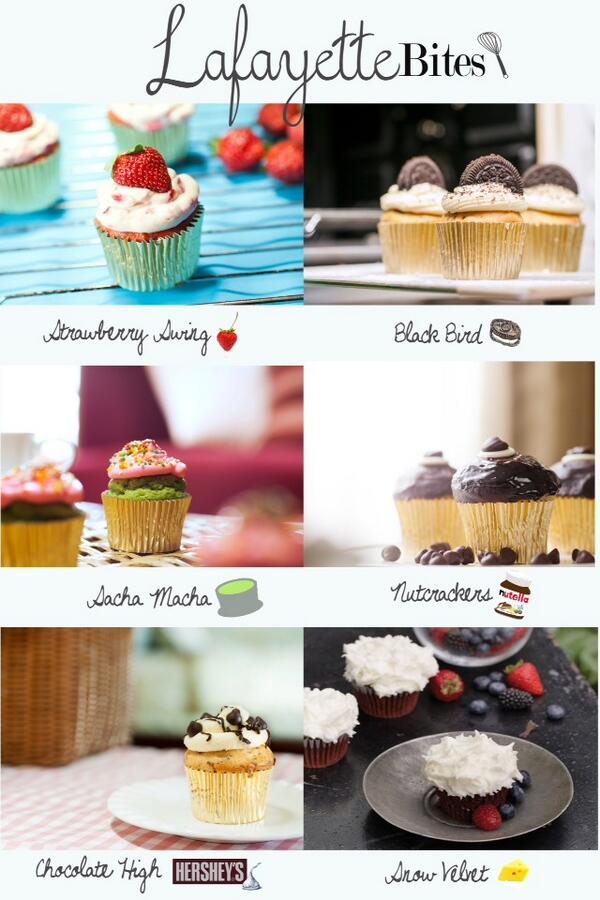 lafayettebites's tweet photo. Lafayette bites cupcakes! 1box/6cupcakes: 100rb. (Preorder H-2) contact: 0812-14660695 for details @kulinerbandung http://t.co/fRj7v16RYf