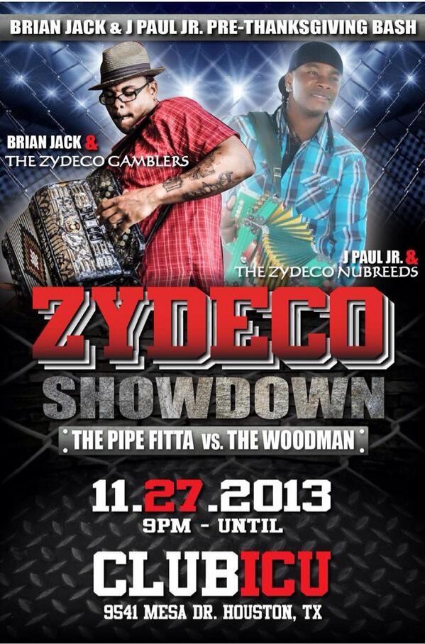 Tonight Brian Jack vs. J Paul Jr. 
Club ICU 9 pm Showtime!!!
Mesa @ Tidwell