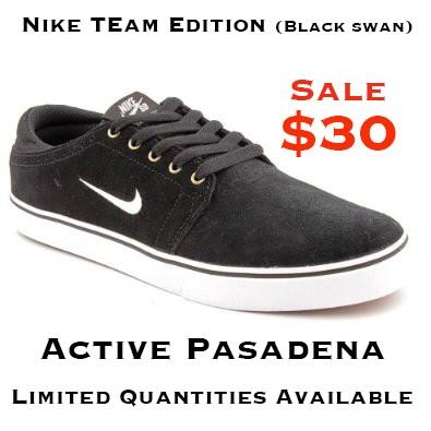 activepasadena's tweet image. Nike team edition black swan on sale for $30. Come down to Active Pasadena today!