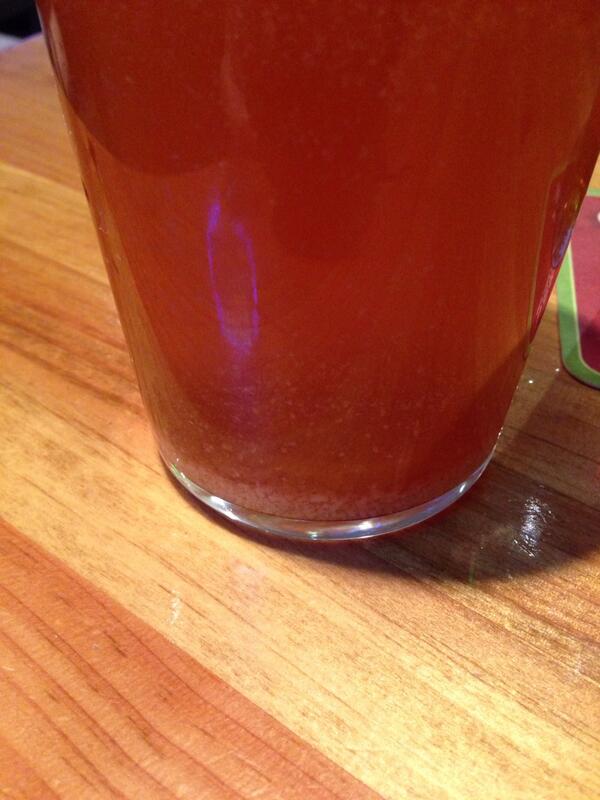 ryangarrow's tweet image. I've been assured by the bar tender that this is 'normal' in a LIVE beer. Here goes nothing...#hoppyholidays