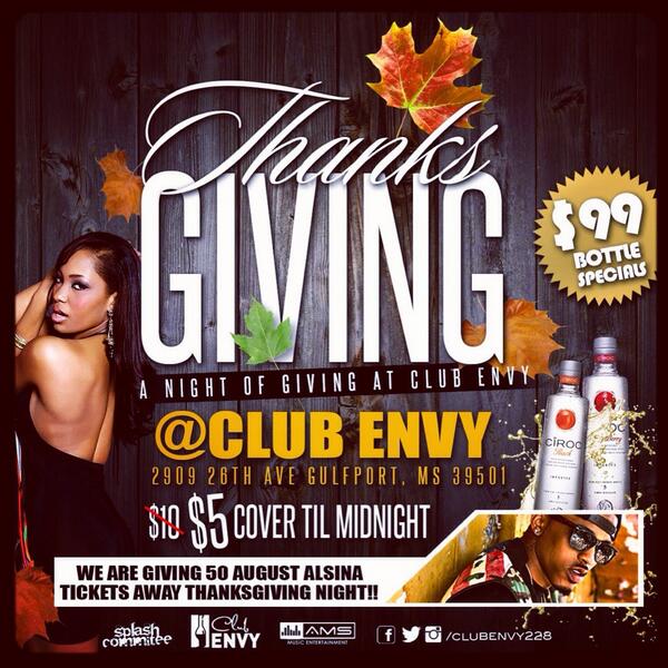 djtswan's tweet image. Thanksgiving @ClubENVY228 gonna be big ! $5 admission until 12 #definitiondjs in the mix ! #turnt