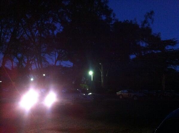 teamhorsey's tweet photo. Almost ready for Day 8. Alex up 1st driving CS21&amp;22. Stig's getting revved for 1st on the road #EASC13 in the dark http://t.co/eGkWRMpEpQ