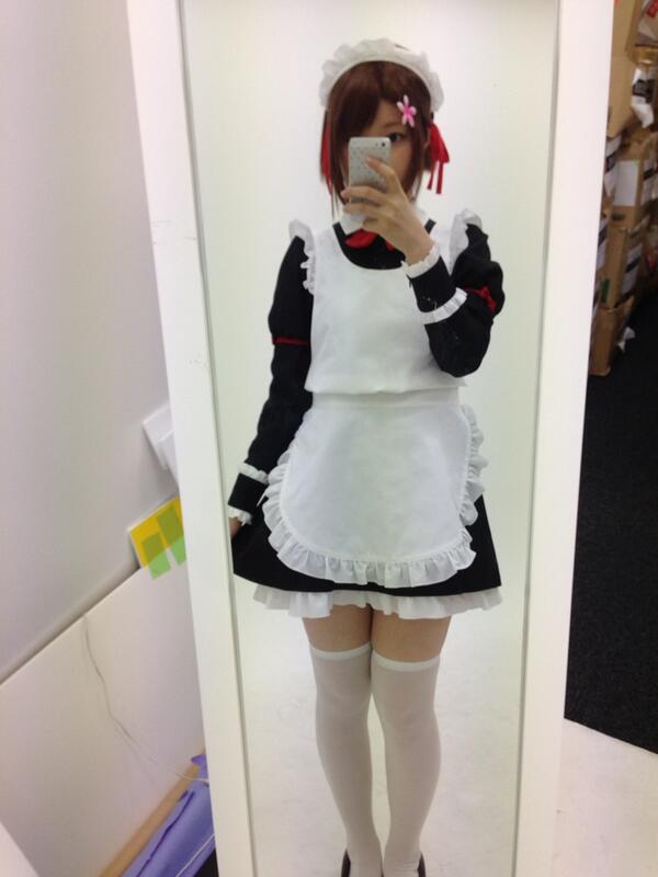 井ノ上奈々 على تويتر いいニーハイの日なのね 白ニーハイ Http T Co Aw5j16ggoj