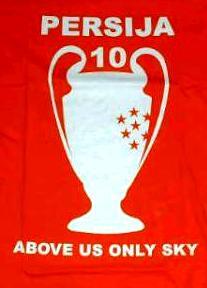 We won it ten times! Above us only sky! Persija Jakarta!  #A85olutPersija
