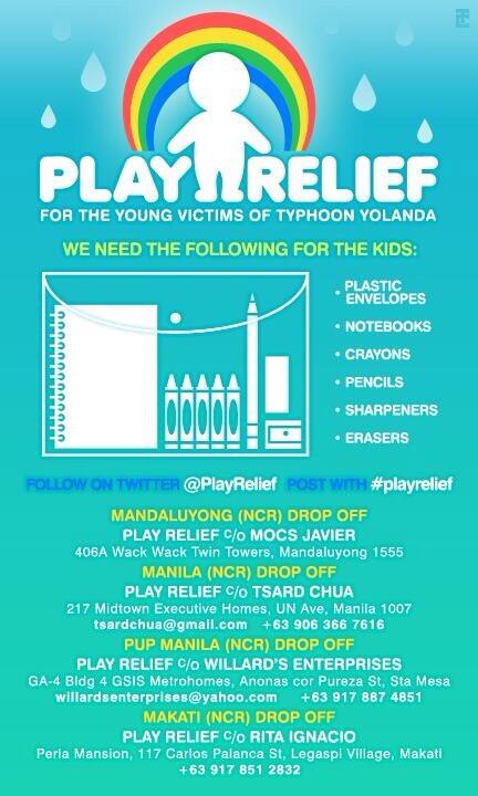 PlayRelief tweet picture