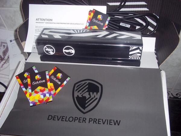 fernandogomrei's tweet image. we got it #kinectv2 en @isolutive new experiences #happiness