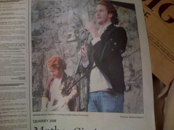 RobaGinger's tweet image. I'm in the @CapeTimesSA today for a review of the Table Mountain Blues Summit last week Friday! @foxcomet #rockin