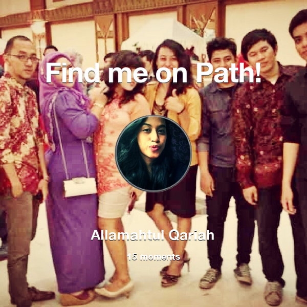 qari's tweet photo. Find me on #Path now! Go to: http://t.co/C4Do2ASiwO! #thepersonalnetwork http://t.co/ClOFaZp3sy
