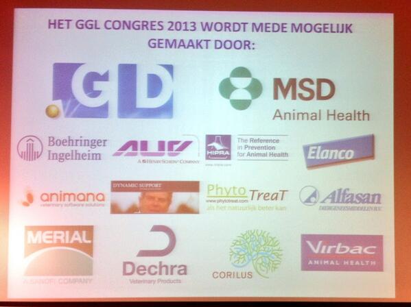 Als sponsor aanwezig op het GGL congres in Doorn