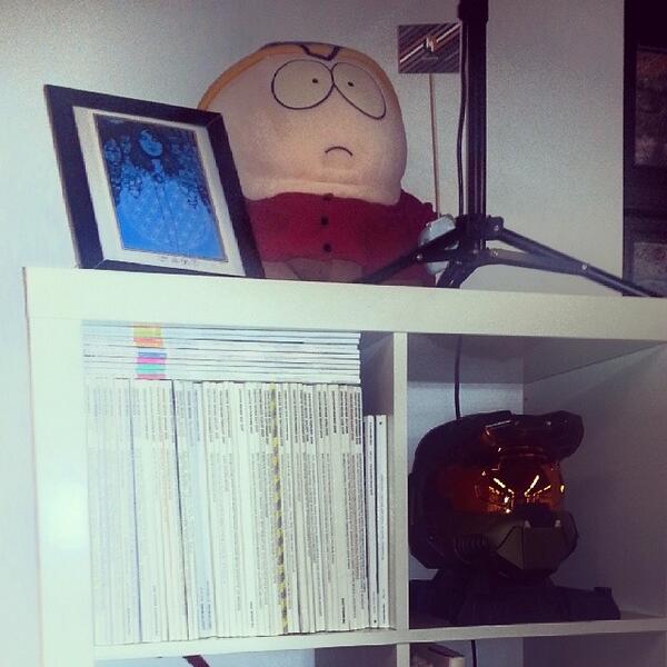Cartman and Master Chief flying the flag for Manchester Made. #mm