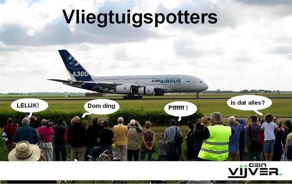 Geinvijver's tweet photo. vliegtuigspotters http://t.co/xXWhnkrx3C