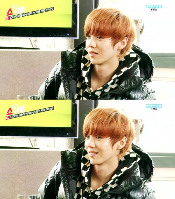 Luhan_Fanbase's tweet photo. Cute Lu~ (cr.Vitamin_Lu) http://t.co/cMhACpLw5B