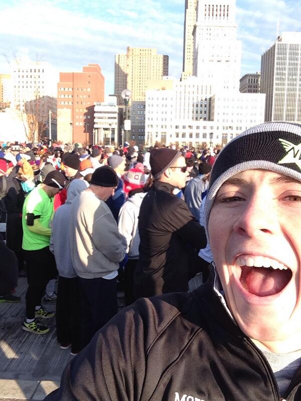 Turkey trot 10k selfie with 15,000 of my best friends #thankful