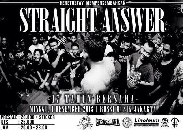 Jangan lupa, 1 Des 2013 di Rossi Fatmawati ada @sahc96jkt gelar selametan hut nya yg ke-17 ! #SA17THN