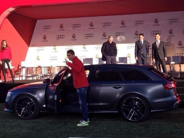 News now Real madrid - Real Madrid players receive cars from Audi Photos