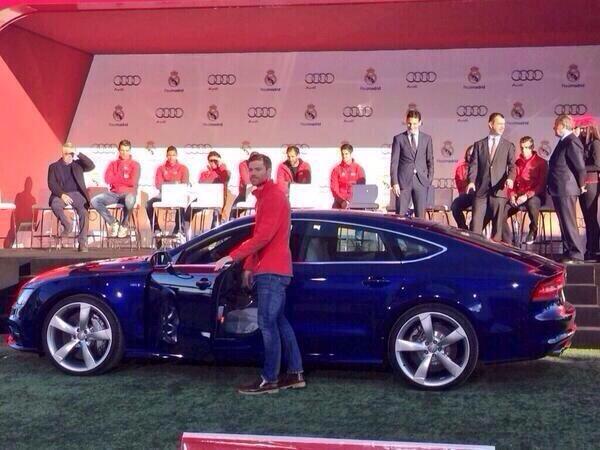 News now Real madrid - Real Madrid players receive cars from Audi Photos