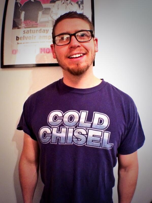 EvieRock's tweet image. #AusBandTShirtDay #TheChisel #ColdChisel
