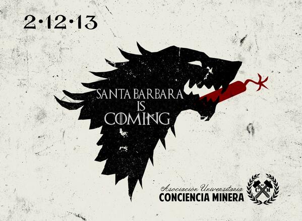 Hey! #SantaBarbaraIsComiing <a href="/infominasmadrid/">Infominas</a> @daminasmadrid <a href="/CineMinas/">Cine Club Minas</a> <a href="/gluckylitros/">Glück Auf Minas</a> <a href="/ClubLiteratura/">Literatura Minas</a> <a href="/CD_Minas/">Club Deportivo Minas</a>