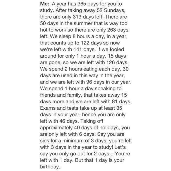 TumbIerThoughts's tweet photo. why I didn't study: http://t.co/1rX6m0qFiY