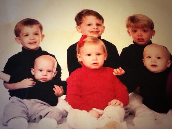 jwhatxc's tweet image. #tbt With the cousins 😂😂 #bottomright
