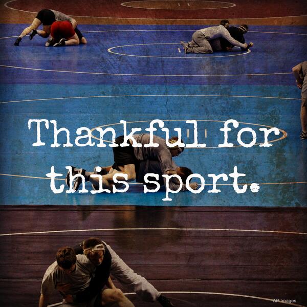 NCAAWrestling's tweet photo. Why are you thankful for our sport? http://t.co/cEL0UIdIdP