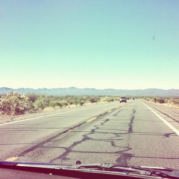 TransfixedImage's tweet image. On our way to Tucson! Little traffic is always awesome. @TransfixedImage #traffic #openroads #Thanksgiving