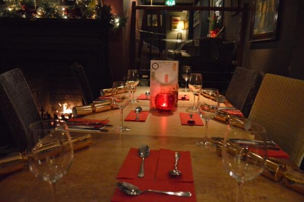 Christmas Meal by the fire. Bookings now being taken. 3 courses £21.95 #Christmas #Logfire <a href="/ploughfenditton/">The Plough</a>