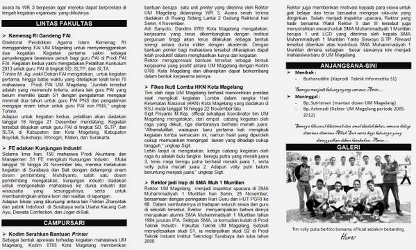 Info seputar UMMagelang edisi Desember #page2