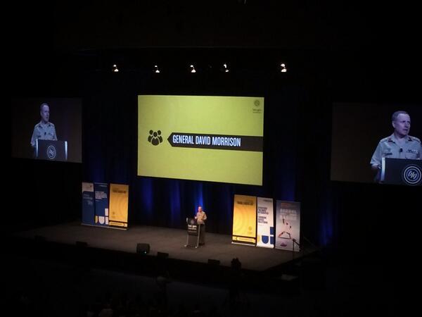 BuddhaDeFunkt's tweet photo. #nyld Chief of Army David Morrison! I love his view of women in the armed forces. A national treasure. #Respect http://t.co/MiatqfW1SW