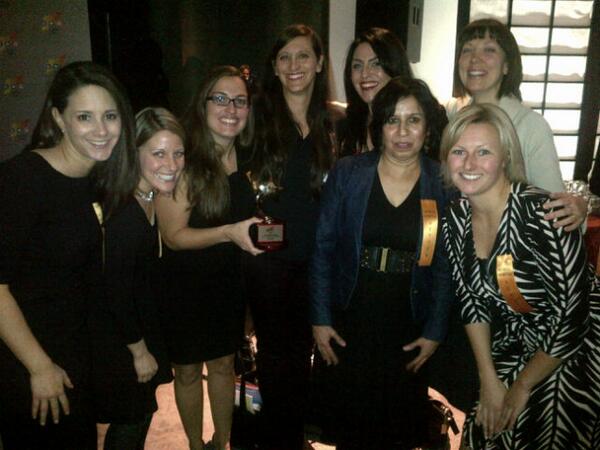 SheriGCWCC's tweet photo. Awesome #2013GCWCC celebration! HC team with the Next Gen award! http://t.co/YRvwT7E1JT
