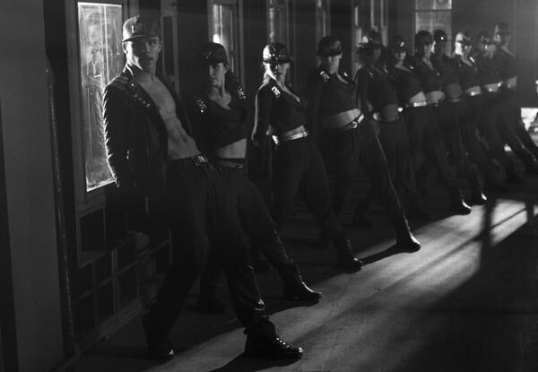 Jake performs a mash-up of Janet Jackson's "Nasty" and "Rhythm Nation" on tonight's episode of #glee!