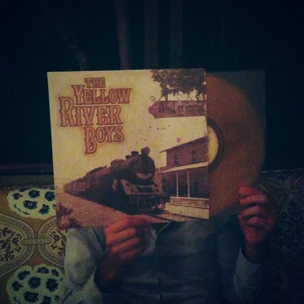 Charlie checking out the new record! On sale 12/17/13
