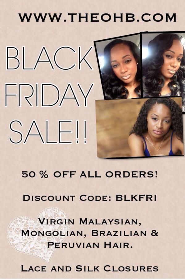 TeamOpulent's tweet photo. Our Black Friday sale has started! 50% off all orders! Use code BLKFRI at checkout. Shop now http://t.co/NtDBNM4b13 http://t.co/rP4NCaNj20