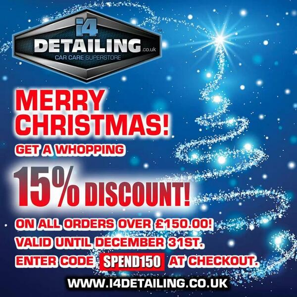 00detail's tweet photo. The first #detailing #blackfriday offer? Get 15% off at @i4detailing #detailingspy http://t.co/f5oMSIuE4q