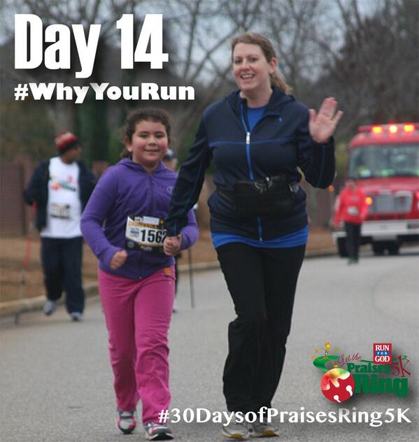 PraisesRing5k's tweet photo. Day 14: #WhyYouRun | Why do you run? Share #30DaysPraisesRing5k #RunforGodWR http://t.co/fjOg4z6v3O