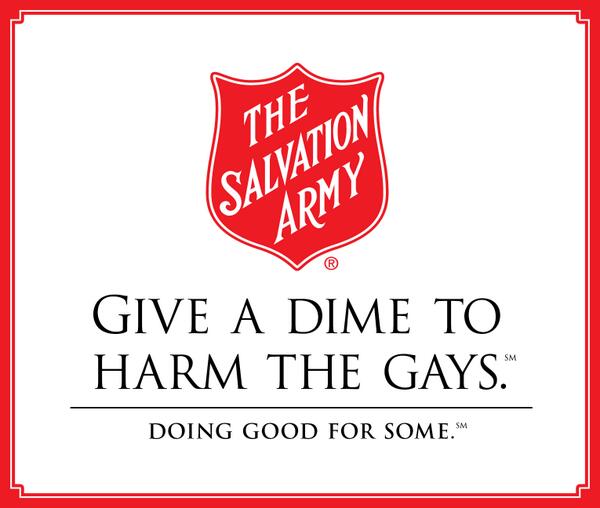 Salvation army anti gay