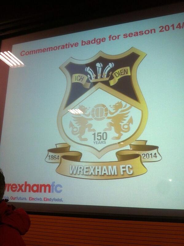 Tracieanneg's tweet image. @Wrexham_AFC  sorry. But I'm not with this new Badge at all #whychangeit # keeporiginal#goldvile