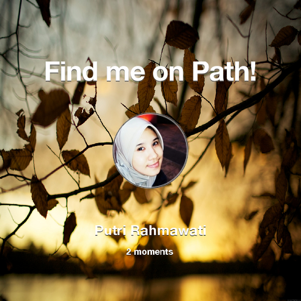utycucut's tweet photo. Find me on #Path now! Go to: http://t.co/xx41h8C2M9! #thepersonalnetwork http://t.co/UH3n7O5hqs
