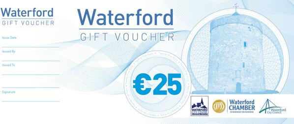 Waterford Chamber and WCCBG launch Gift Voucher Scheme #€10 #€25 #€50 #boostingbusiness #waterford