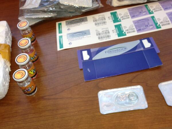 CBCsteph's tweet image. Do you wear contact lenses? @tpsfcu found counterfeits including popular brands like cibavision #projectpace