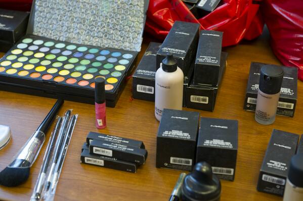 tpspix's tweet image. Careful what you put on your skin @TorontoPolice joint forces #ProjectPace display seized #counterfeit goods