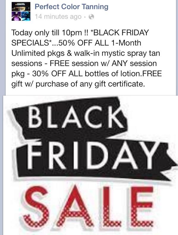 PerfectColorTan's tweet photo. Today only! http://t.co/MlHtlt1dQm